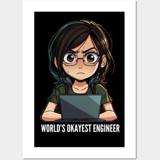 World's Okayest Engineer v4 Posters and Art